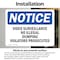Signmission Video Surveillance No Illegal Dumping Violators OSHA Notice Sign, Vinyl Decal, 10in W x 7in L, 2PK OS-2PACK-NS-D-710-L-18875 - alternate 4